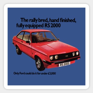 FORD ESCORT RS2000 - advert Magnet